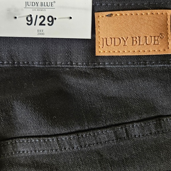 Judy Blue Jeans Black Size 9 / 29 Skinny Mid Stretchy Denim Waist 29 Inseam 28 - Picture 6 of 10